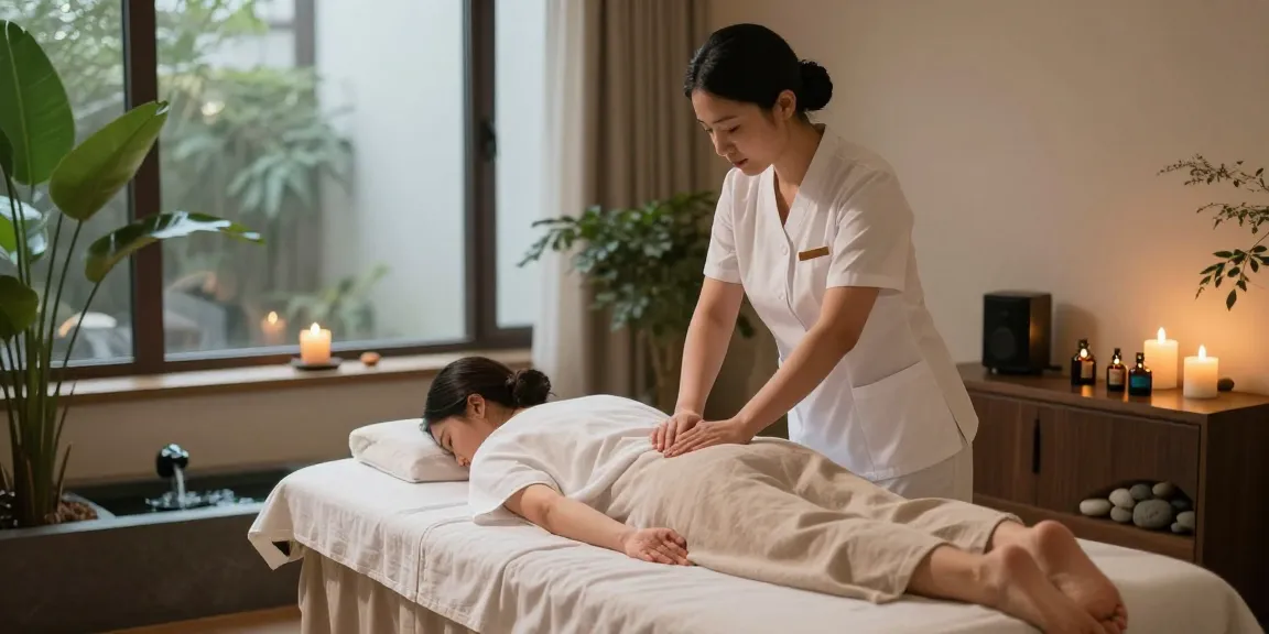 Experience the best 분당출장마사지 with a tranquil wellness therapy scene highlighting professional massage and serene ambiance.