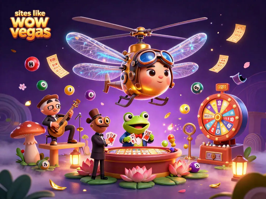 Experience exciting gameplay at sites like wow vegas with vibrant casino characters and dynamic elements