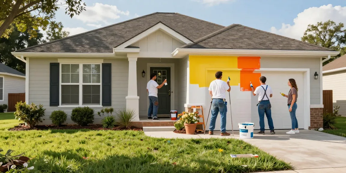 Home painting company in Texas providing professional painting services to local neighborhoods with trusted contractors.