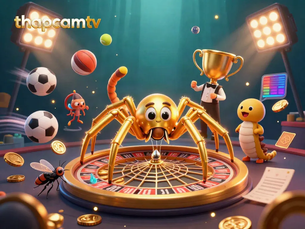 Engage in thrilling sports betting with thapcamtv at the center of a vibrant roulette scene.