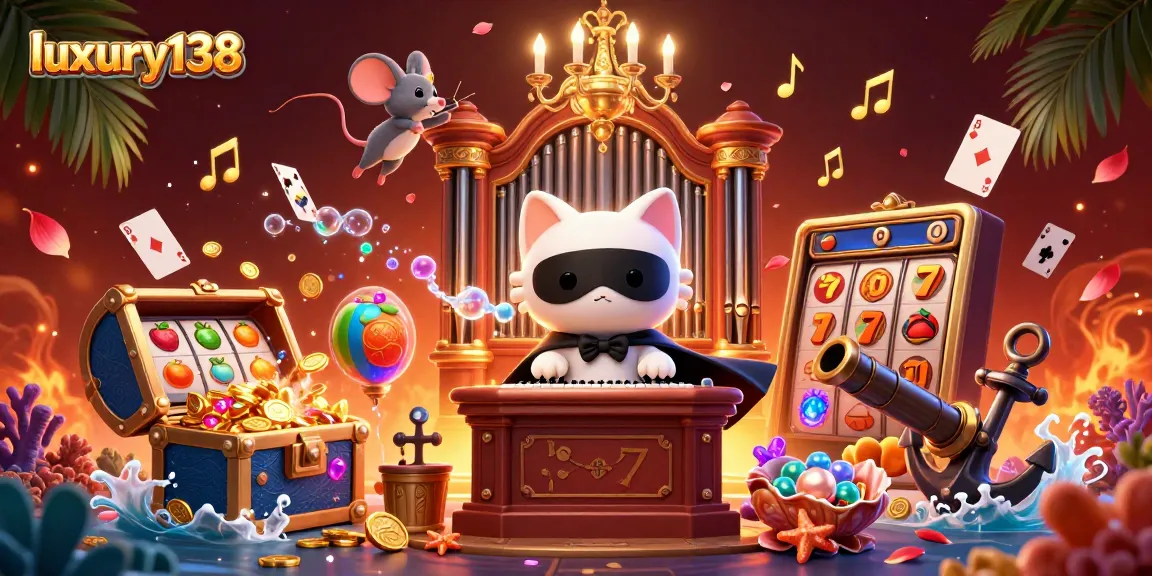 Menangkan jackpot dengan keberuntungan di luxury138 dalam ilustrasi kasino yang memikat.