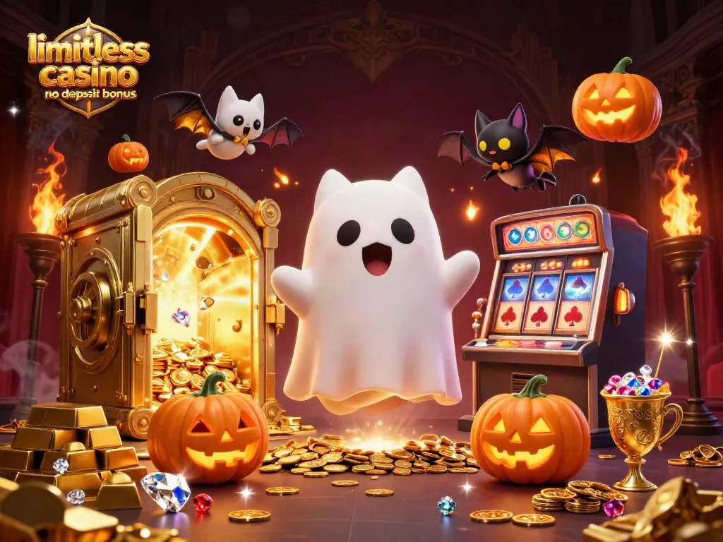 Play slots with limitless casino no deposit bonus and enjoy free spins in a haunted casino.