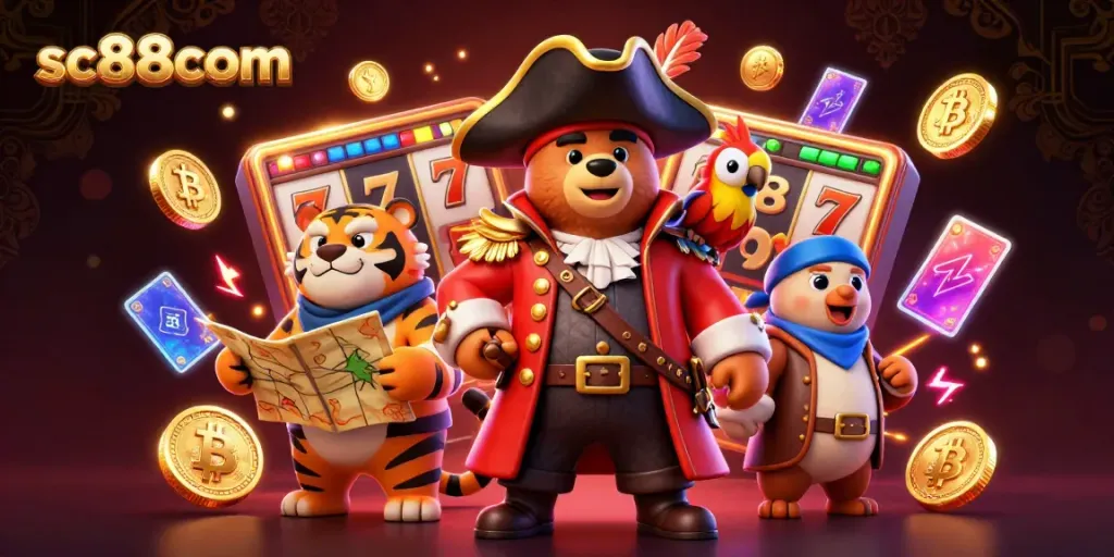 Engage and win with slots at sc88com featuring dynamic characters and vibrant casino elements.