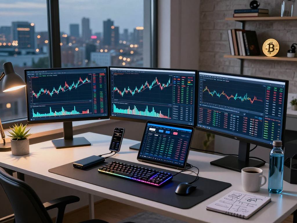 MetaTrader 5 官网提供的多元化加密货币交易平台，展示实时交易图表与分析工具。