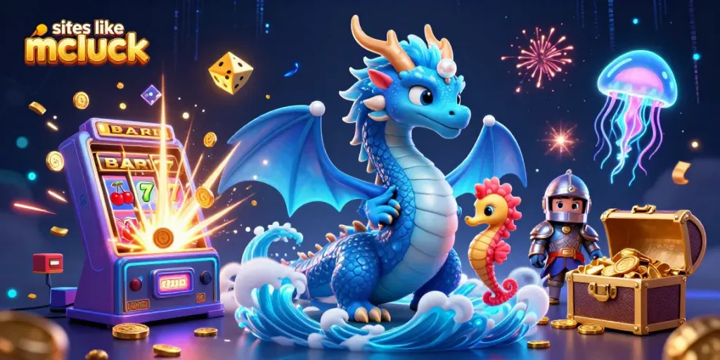 Play immersive games at sites like mcluck, exploring the vibrant casino adventure with dragons and treasures.