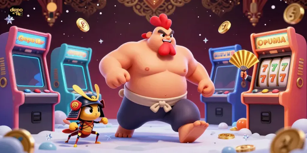Engage in thrilling action with depo 10k as a sumo rooster, samurai cricket, and tanuki announcer bring the casino to life.