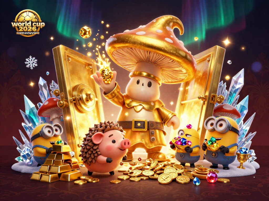 Experience the thrill of world cup 2026 vancouver with this vibrant casino illustration featuring treasure and magic.
