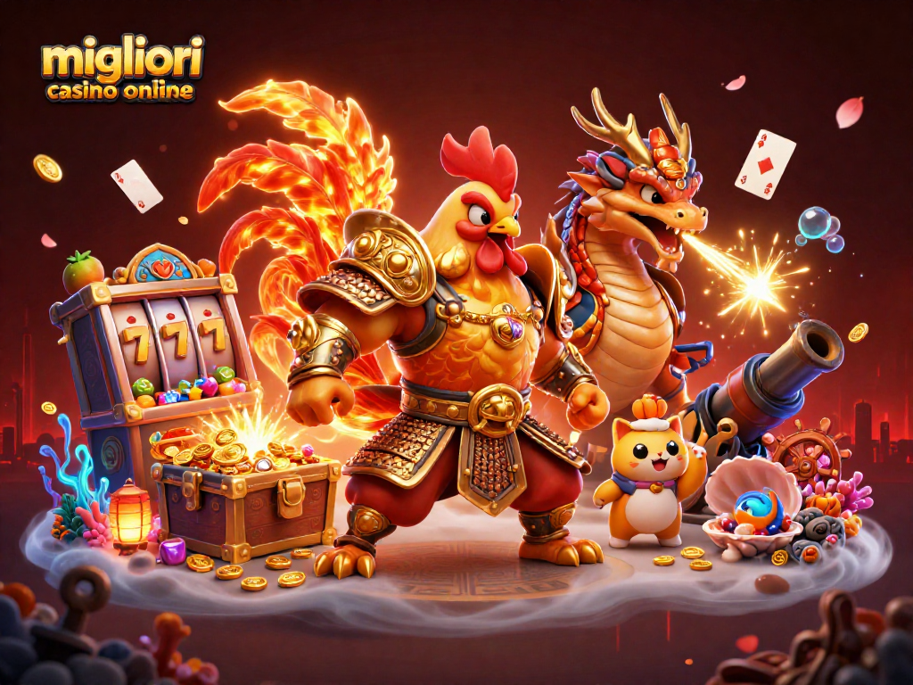 Gioca nei migliori casino online e scopri tesori avvincenti in un'illustrazione dinamica 3D.